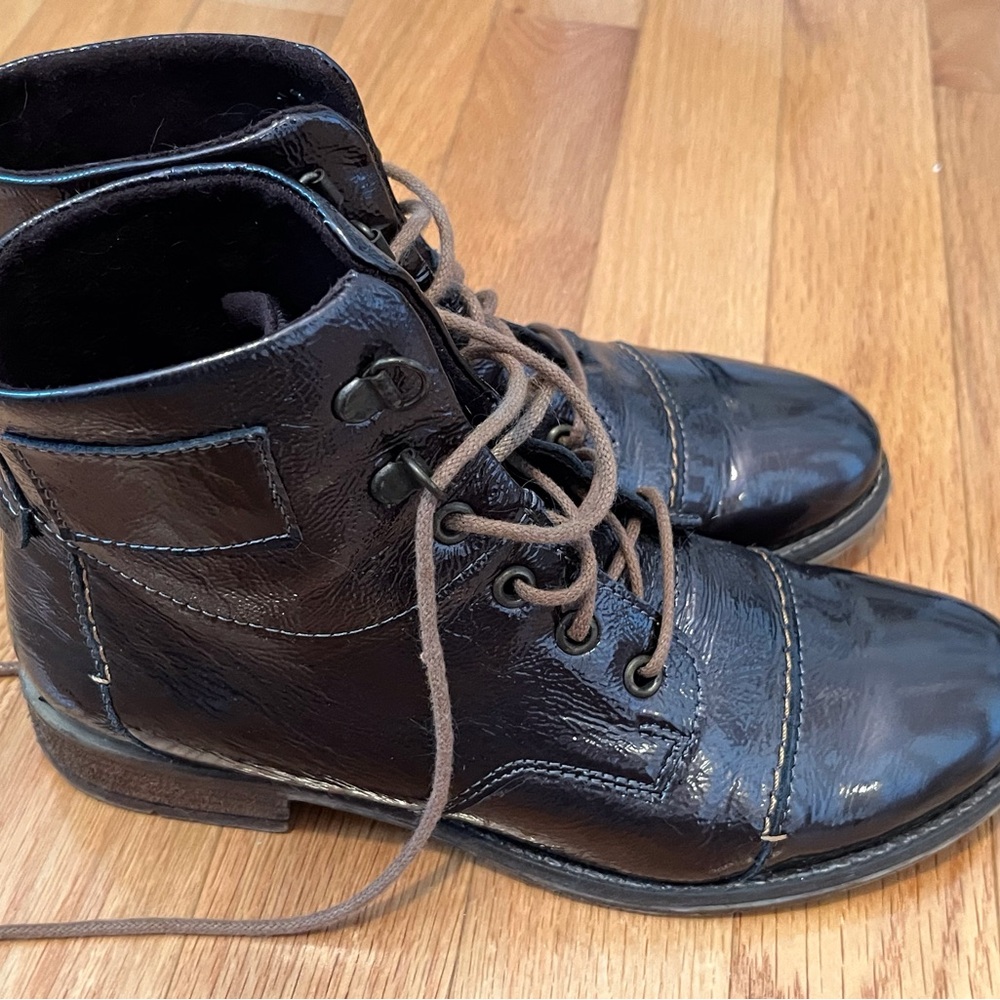 Women brown Leather Boots